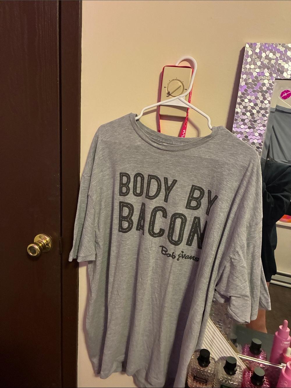 Body By Bacon Graphic Tee - Gray